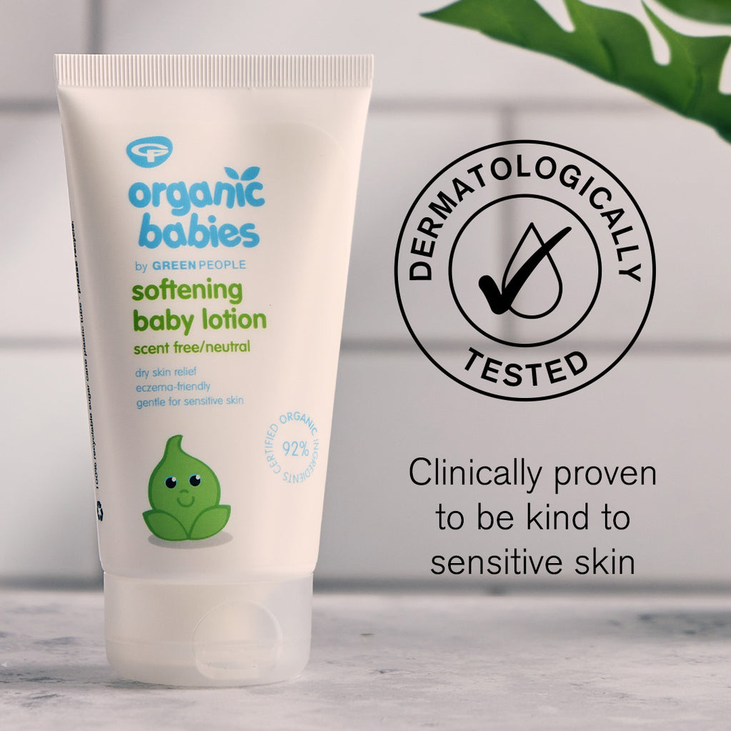 organic babies softening baby lotion - dermatologically tested