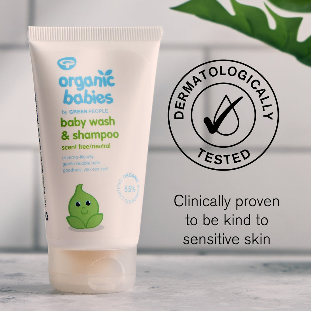 organic babies baby wash & shampoo - dermatologically tested