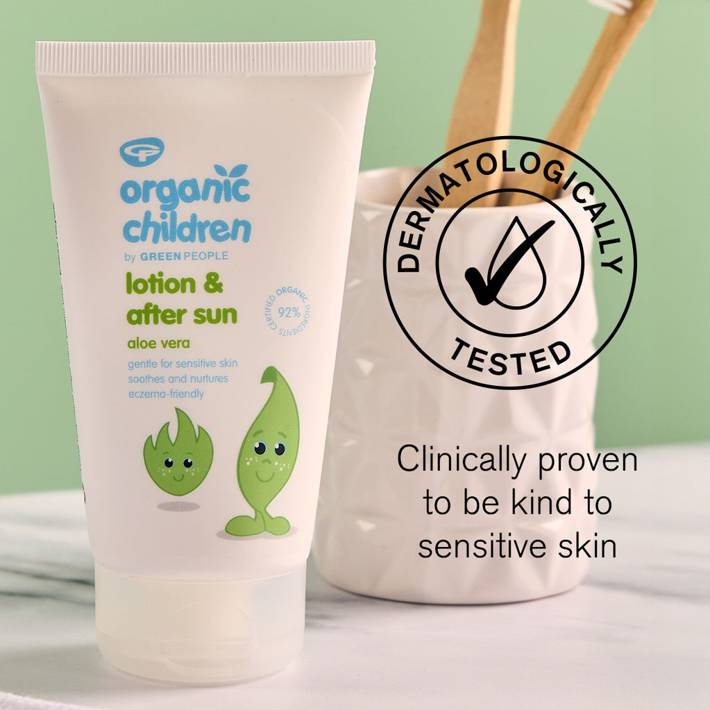 organic children lotion & after sun - dermatologically tested