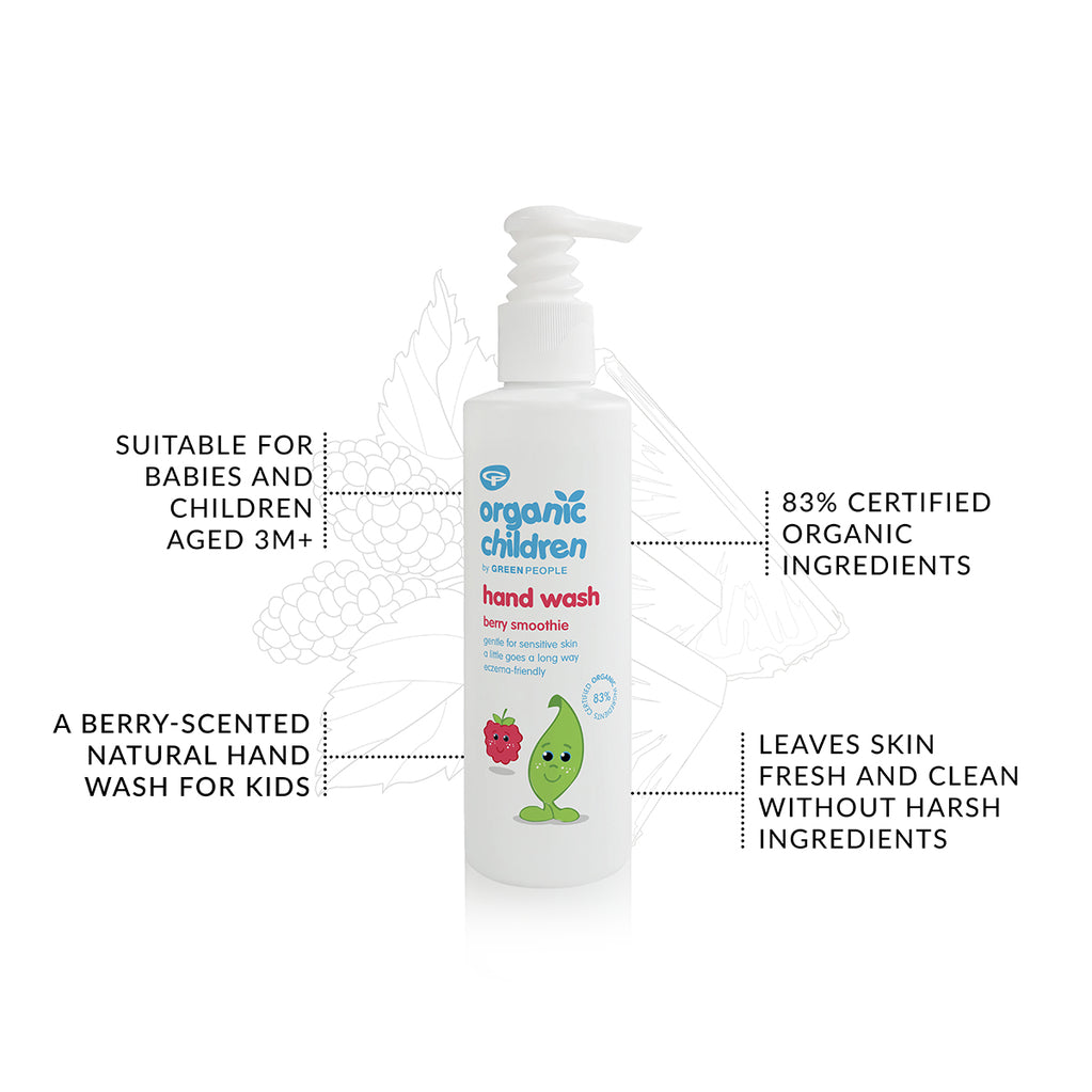 organic children berry smoothie hand wash benefits