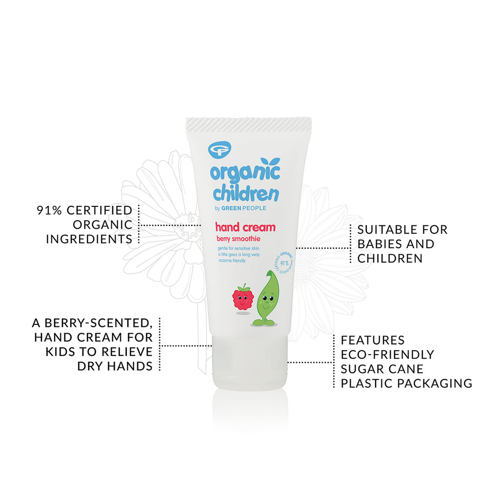 organic children berry smoothie hand cream benefits