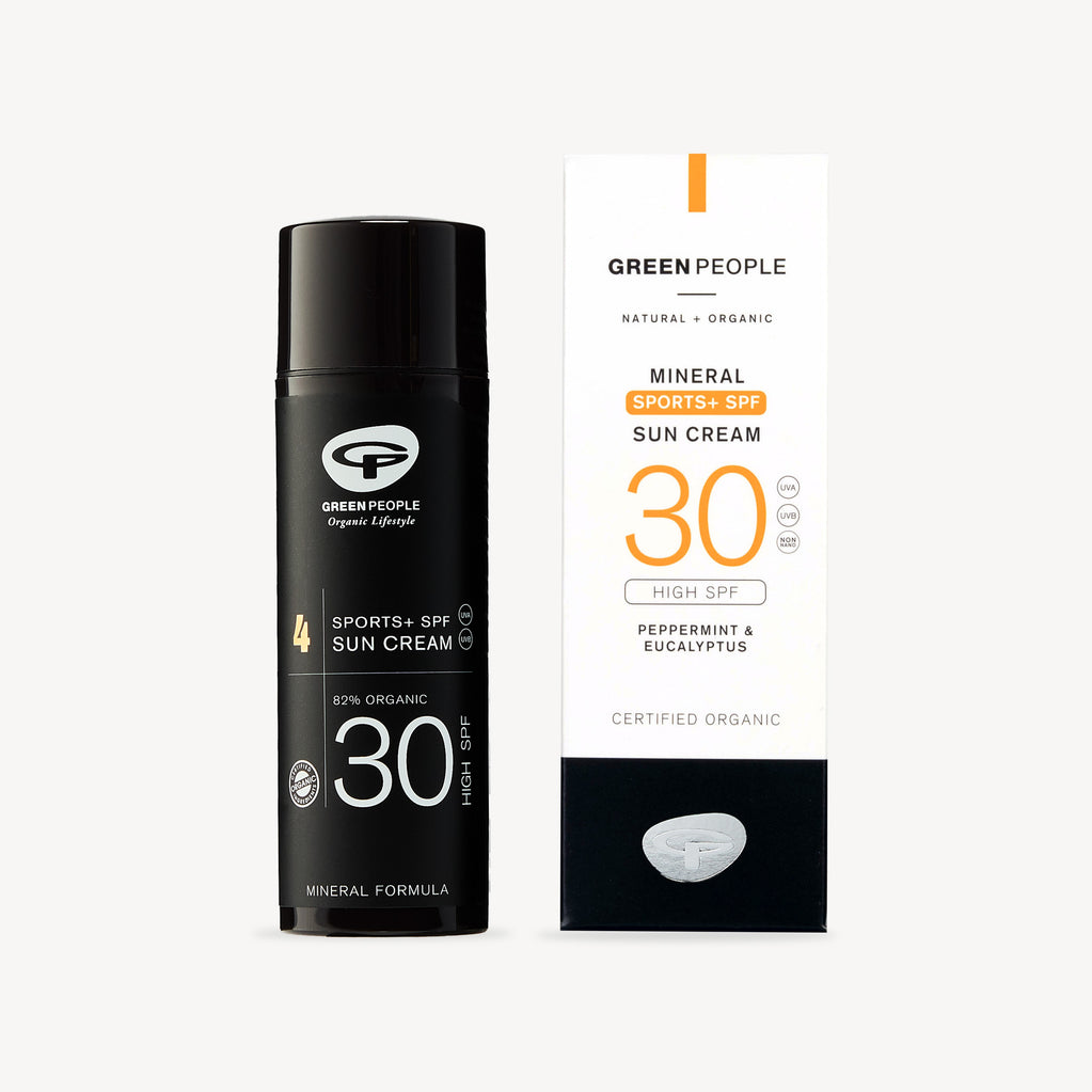 green people mineral sports+ spf30 sun cream 50ml