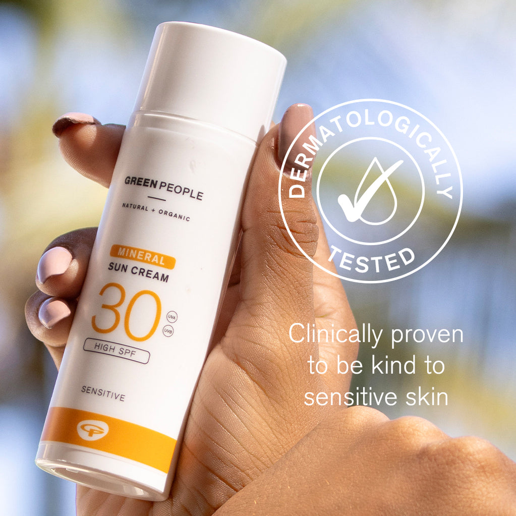 dermatologically tested mineral sun cream