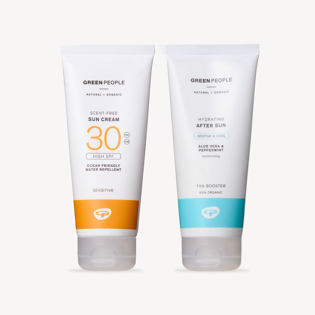 SPF30 Sun & After Sun Bundle - sun cream and after sun tubes