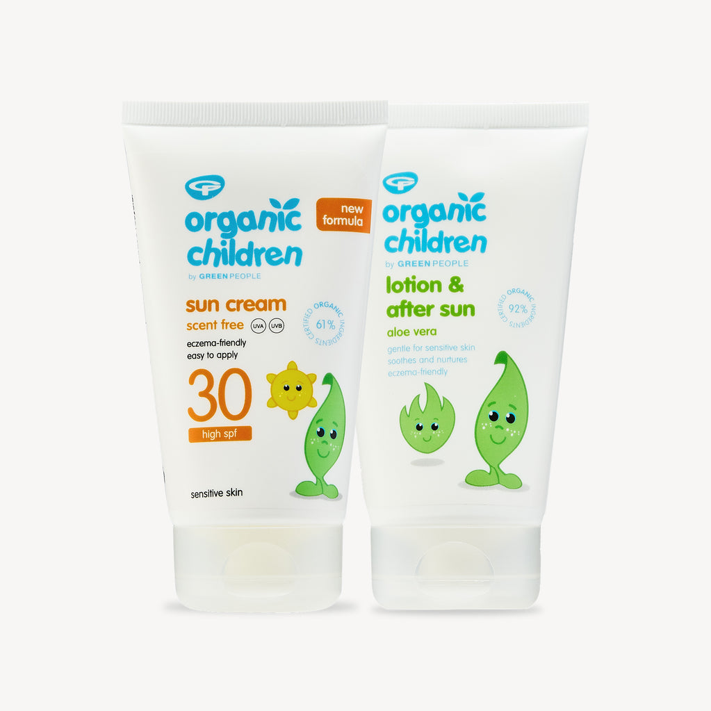 children's spf30 sun cream + after sun lotion